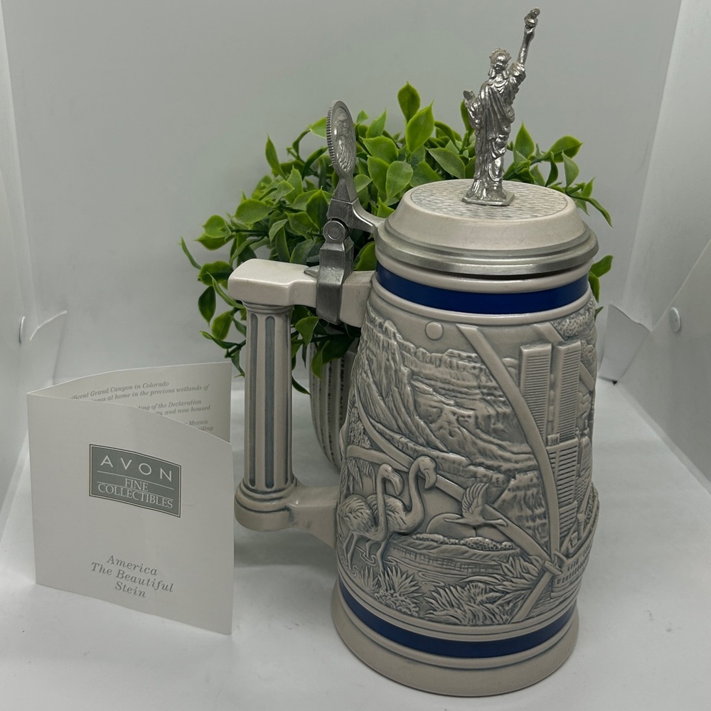Vintage Avon 2002 America The Beautiful Beer Stein Avon Fine Collectibles #35446 - Picture 3 of 16